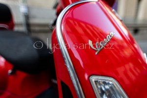 red vespa